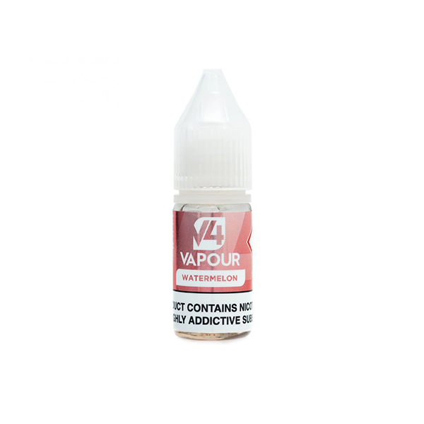 E-Liquide à base libre V4 Vapor 18 mg 10 ml (50VG/50PG)