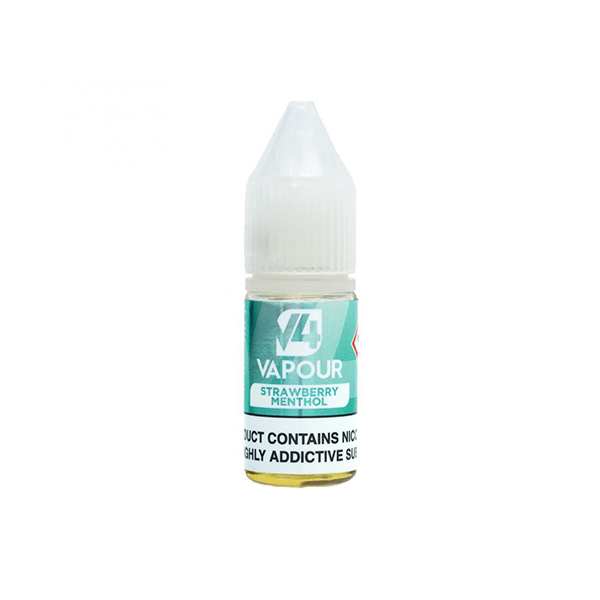E-Liquide à base libre V4 Vapor 18 mg 10 ml (50VG/50PG)