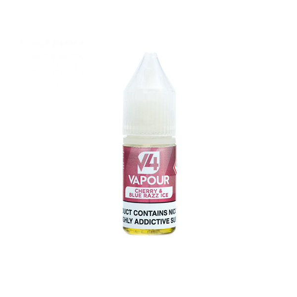 E-Liquide à base libre V4 Vapor 18 mg 10 ml (50VG/50PG)