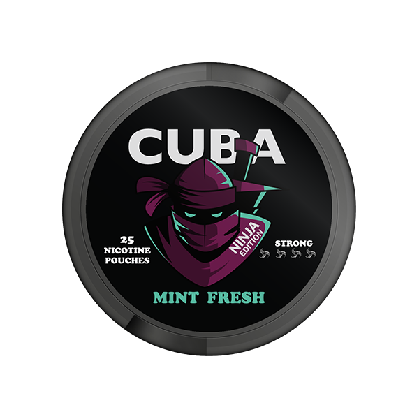 Sachets de nicotine CUBA Ninja 30 mg - 25 sachets