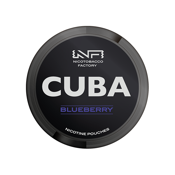 Sachets de nicotine noire CUBA 43 mg - 25 sachets
