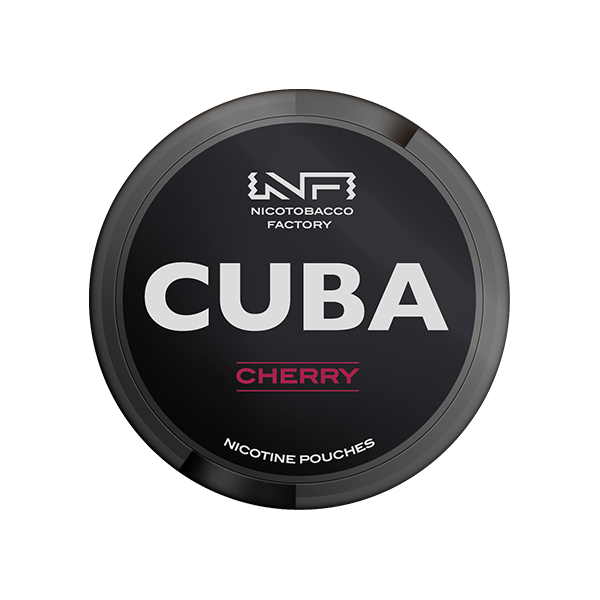 Sachets de nicotine noire CUBA 43 mg - 25 sachets