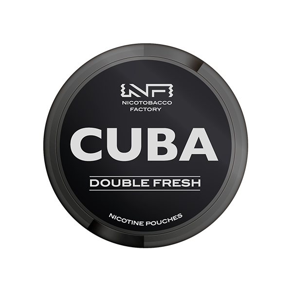 Sachets de nicotine noire CUBA 43 mg - 25 sachets