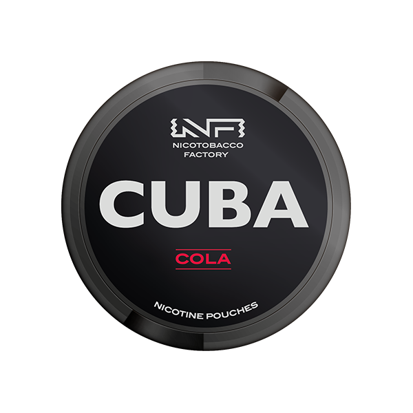 Sachets de nicotine noire CUBA 43 mg - 25 sachets