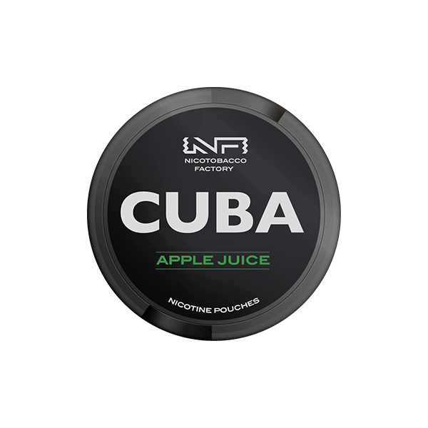 Sachets de nicotine noire CUBA 43 mg - 25 sachets