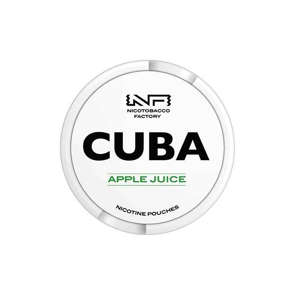 Sachets de nicotine blanche CUBA 16 mg - 25 sachets