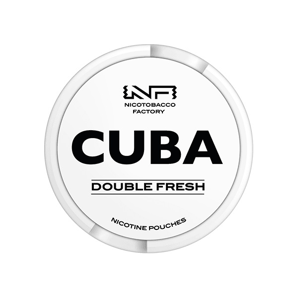 16mg CUBA White Nicotine Pouches - 25 Pouches - Online Vape Shop