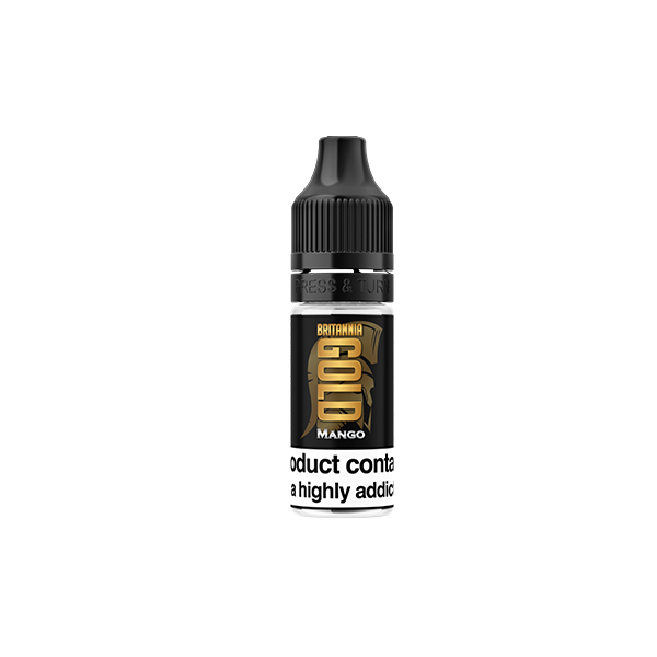 Britannia Gold 12mg 10ml E-Liquides (40VG/60PG)