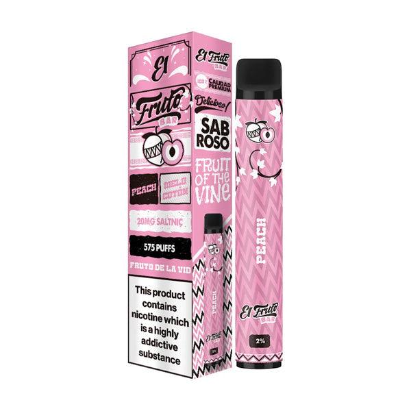 20mg El Fruto Bar Disposable Vape Device 575 Puffs - Online Vape Shop