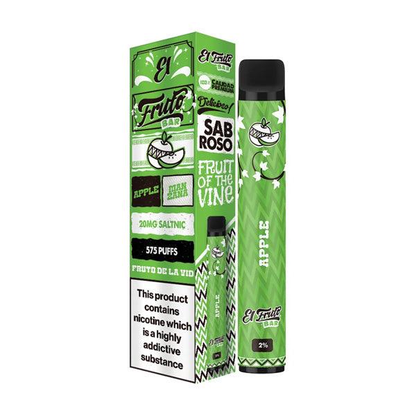 20mg El Fruto Bar Disposable Vape Device 575 Puffs - Online Vape Shop