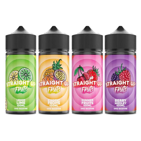 Straight Up Fruits 100ml Shortfill 0mg (70VG/30PG) - Online Vape Shop