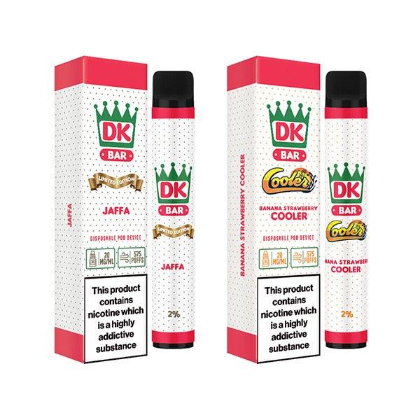 20mg DK Bar Disposable Vape Device 575 Puffs - Online Vape Shop