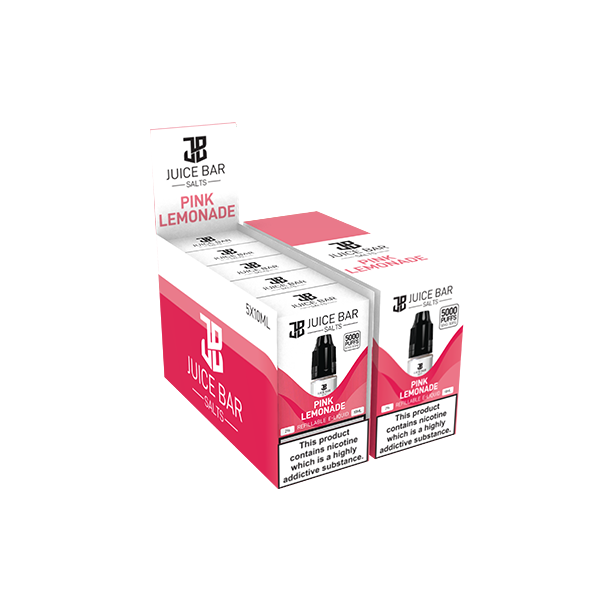 10 mg de sels de barre de jus 10 ml de sels de nicotine - paquet de 5 (50VG/50PG)