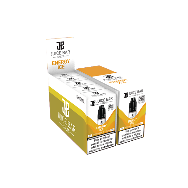 10 mg de sels de barre de jus 10 ml de sels de nicotine - paquet de 5 (50VG/50PG)