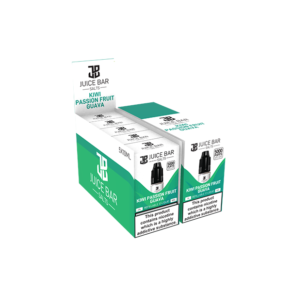 10 mg de sels de barre de jus 10 ml de sels de nicotine - paquet de 5 (50VG/50PG)