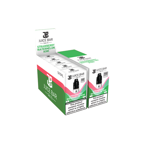 10 mg de sels de barre de jus 10 ml de sels de nicotine - paquet de 5 (50VG/50PG)