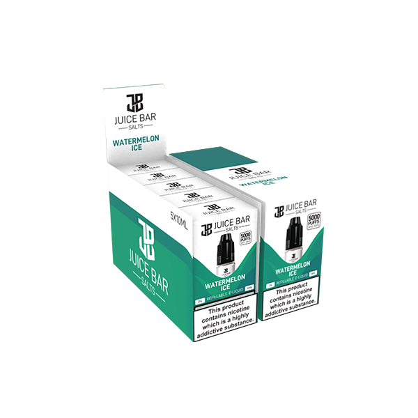 10 mg de sels de barre de jus 10 ml de sels de nicotine - paquet de 5 (50VG/50PG)