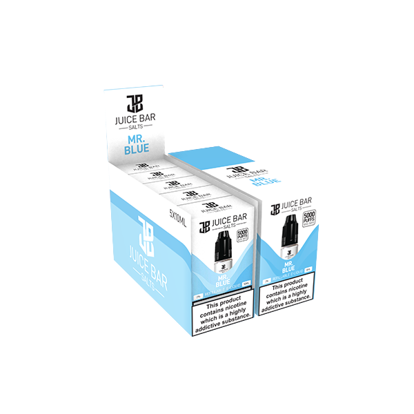 10 mg de sels de barre de jus 10 ml de sels de nicotine - paquet de 5 (50VG/50PG)