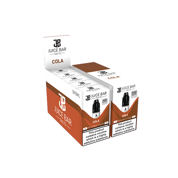10 mg de sels de barre de jus 10 ml de sels de nicotine - paquet de 5 (50VG/50PG)