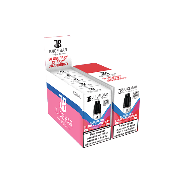 10 mg de sels de barre de jus 10 ml de sels de nicotine - paquet de 5 (50VG/50PG)