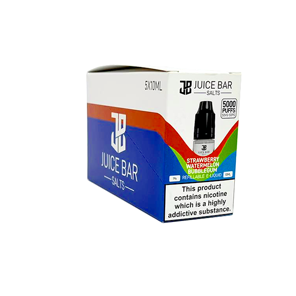 10 mg de sels de barre de jus 10 ml de sels de nicotine - paquet de 5 (50VG/50PG)