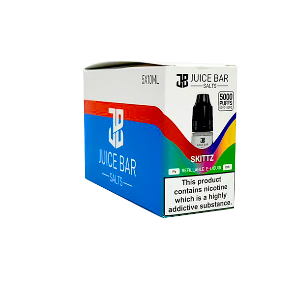 10 mg de sels de barre de jus 10 ml de sels de nicotine - paquet de 5 (50VG/50PG)
