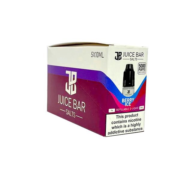 10 mg de sels de barre de jus 10 ml de sels de nicotine - paquet de 5 (50VG/50PG)