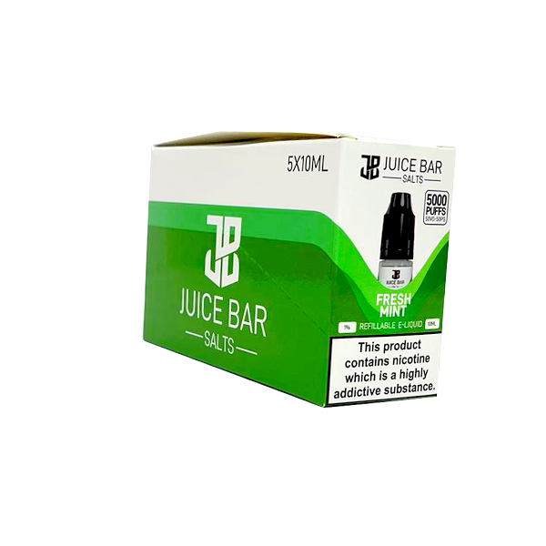 10 mg de sels de barre de jus 10 ml de sels de nicotine - paquet de 5 (50VG/50PG)
