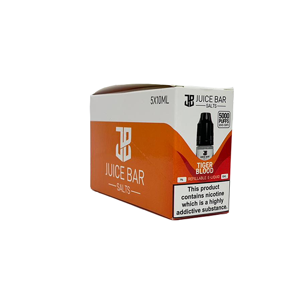 10 mg de sels de barre de jus 10 ml de sels de nicotine - paquet de 5 (50VG/50PG)