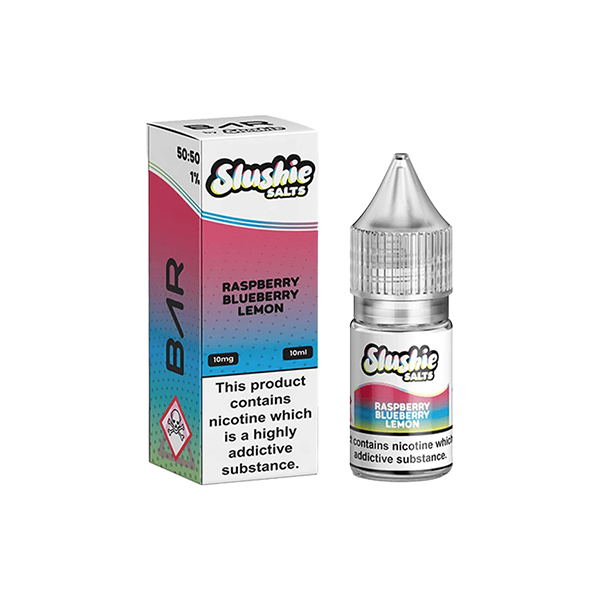 Barre 20 mg par Slushie 10 ml Sels de Nic (50VG/50PG)