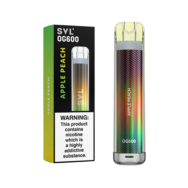 20 mg SVL OG600 Vape jetable 600 bouffées