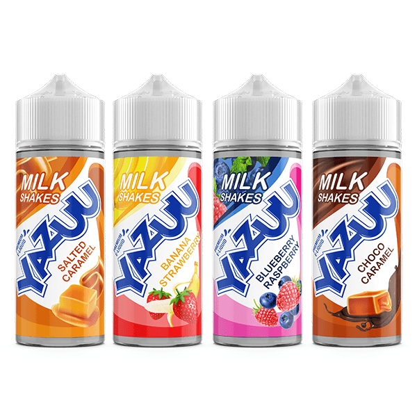 0mg Yazuu Milk Shakes 100ml Shortfill (70VG/30PG) - Online Vape Shop