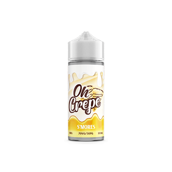 0mg Oh Crepe 100ml Shortfill (70VG/30PG) - Online Vape Shop