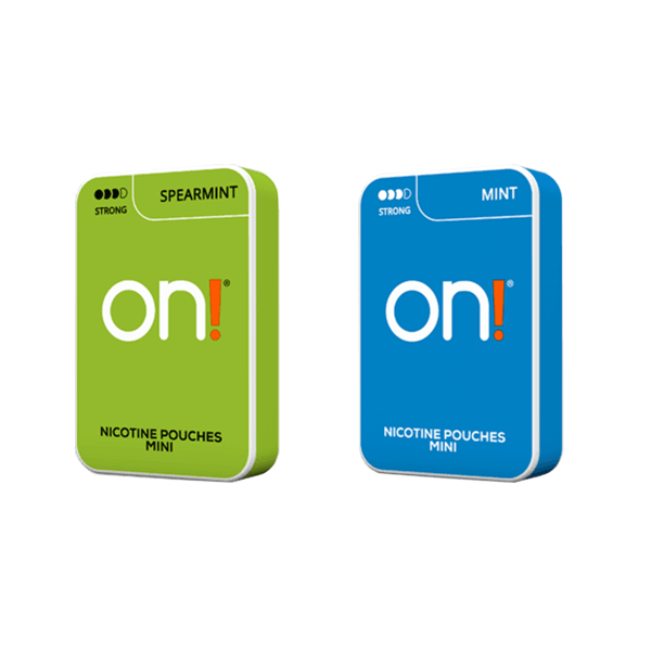 6mg On! Mini Strong Nicotine Pouches - 20 Pouches - Online Vape Shop