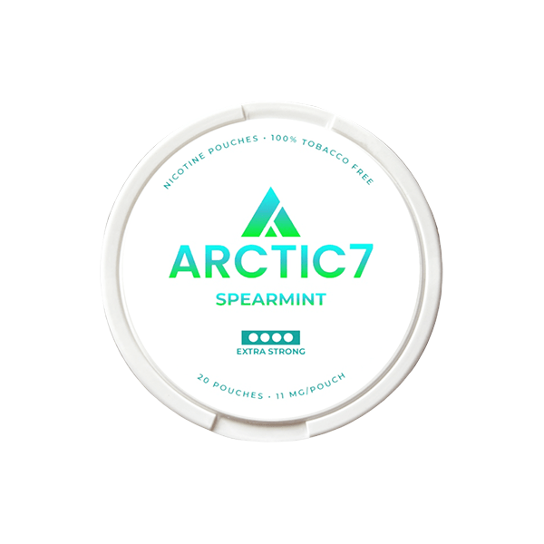 11mg Artic7 Spearmint Slim Nicotine Pouches - 20 Pouches - Online Vape Shop