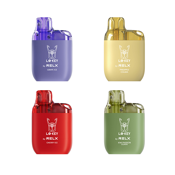 Vape jetable RELX Lo-key 20 mg, 600 bouffées