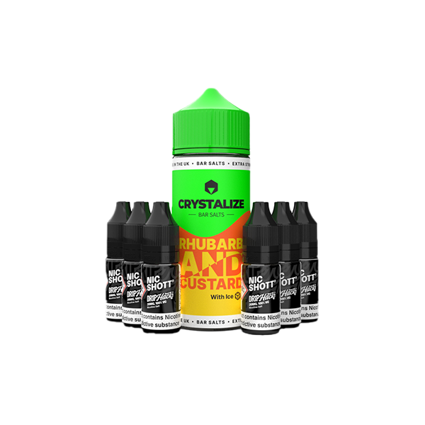 0mg Crystalize Bar Salts 120ml Shortfill (50VG/50PG)