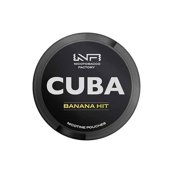 Sachets de nicotine noire CUBA 43 mg - 25 sachets