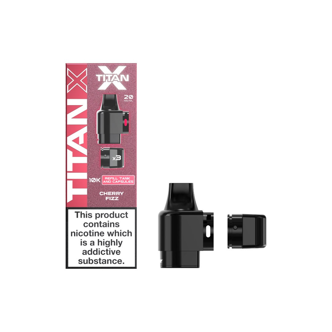 Titan X 10k Puff Prefilled 20MG Pods