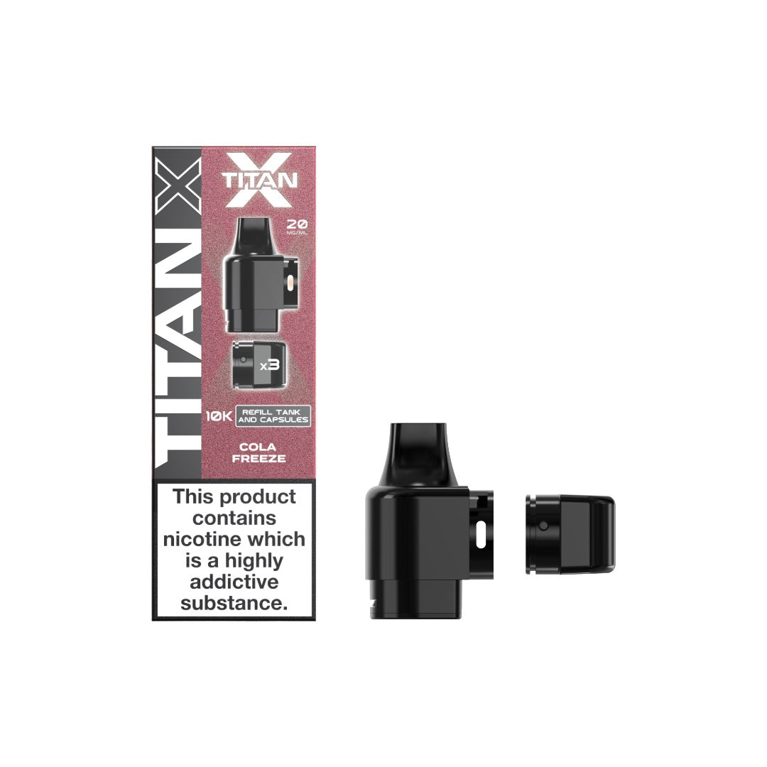 Titan X 10k Puff Prefilled 20MG Pods