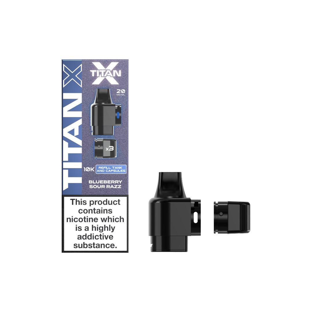 Titan X 10k Puff Prefilled 20MG Pods