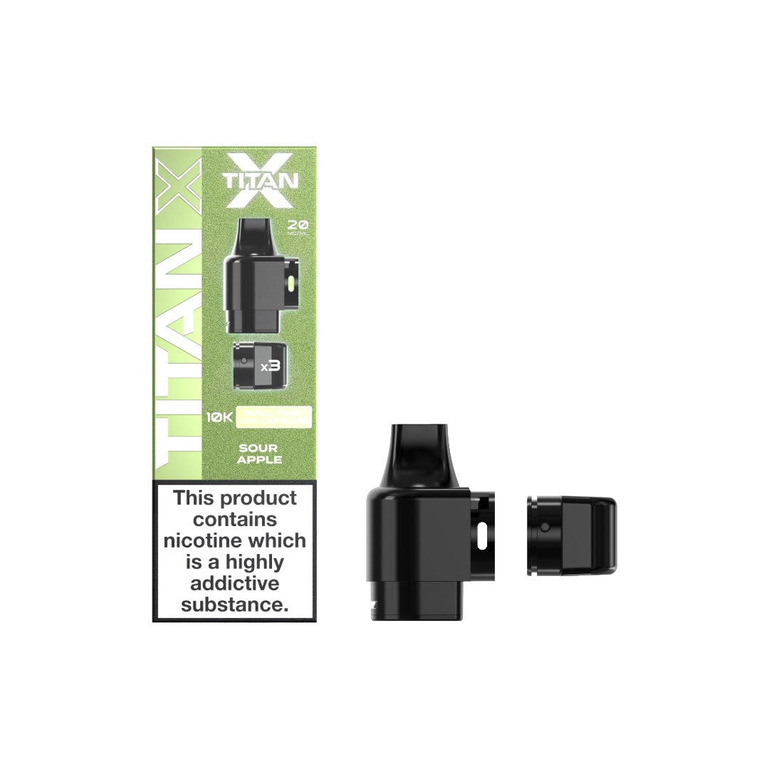 Titan X 10k Puff Prefilled 20MG Pods