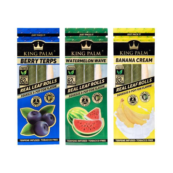 2 King Palm Flavoured Slim 1.5G Rolls - Online Vape Shop