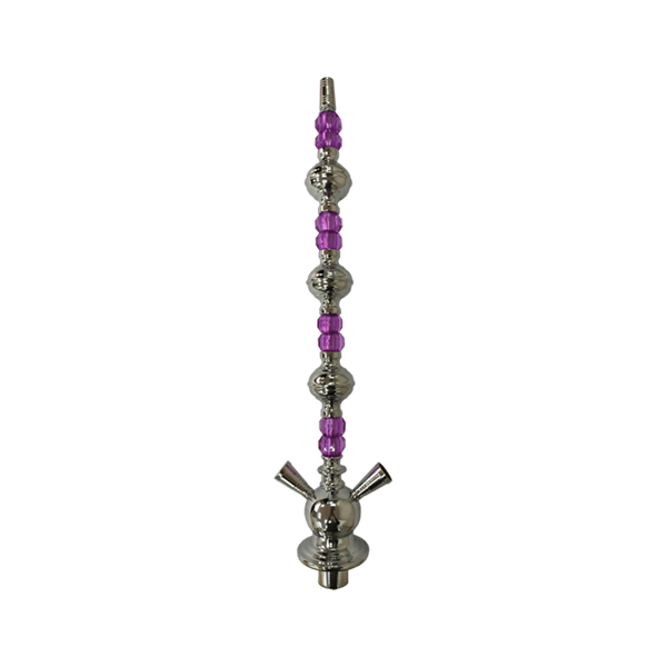 Large Glass Metal Shisha Stem - Assorted Colours - Online Vape Shop