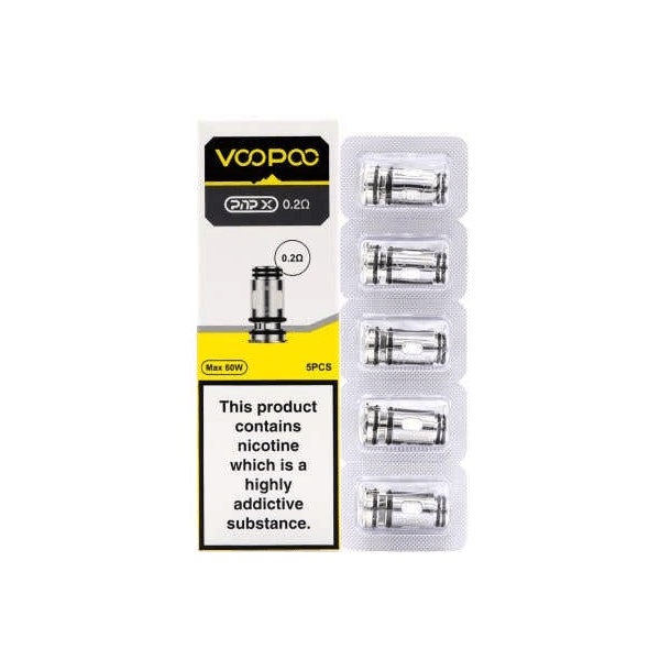 VooPoo PnP X Replacement Coils (0.15Ohm/0.2Ohm/0.3Ohm/0.6Ohm) - Online Vape Shop