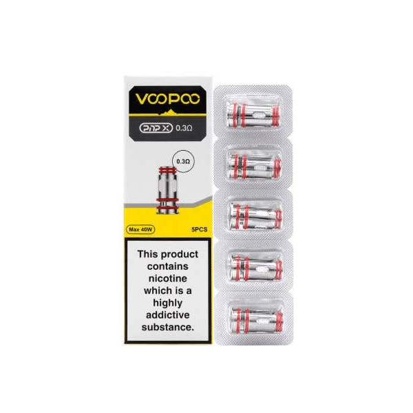 VooPoo PnP X Replacement Coils (0.15Ohm/0.2Ohm/0.3Ohm/0.6Ohm) - Online Vape Shop