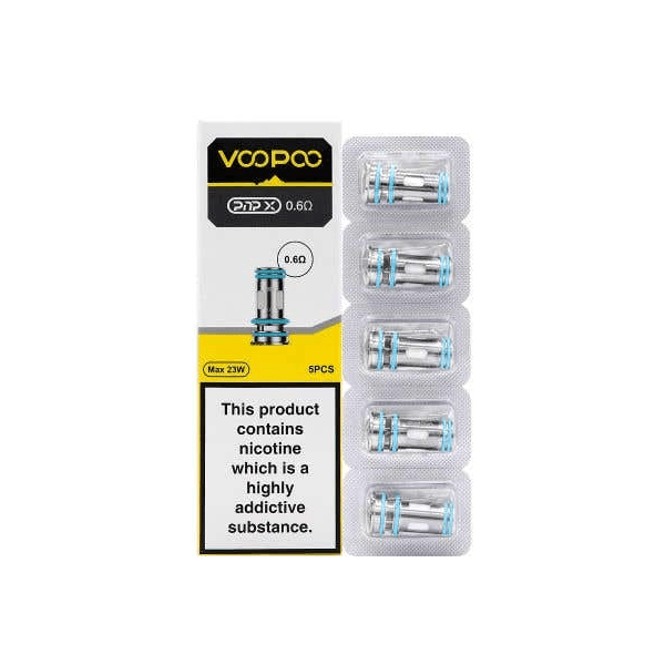 VooPoo PnP X Replacement Coils (0.15Ohm/0.2Ohm/0.3Ohm/0.6Ohm) - Online Vape Shop