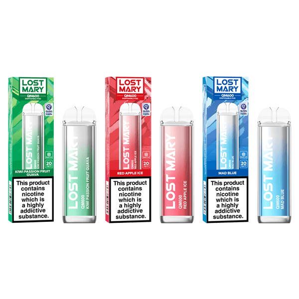 20mg ELF Bar Lost Mary QM600 Disposable Vape Device 600 Puffs - Online Vape Shop