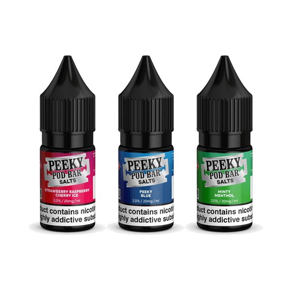 20mg Peeky Blenders Pod Bar 10ml Nic Salts (50VG/50PG) - Online Vape Shop