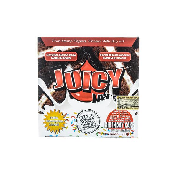24 Juicy Jay Birthday Cake Flavoured King Size Premium Rolling Papers - Online Vape Shop